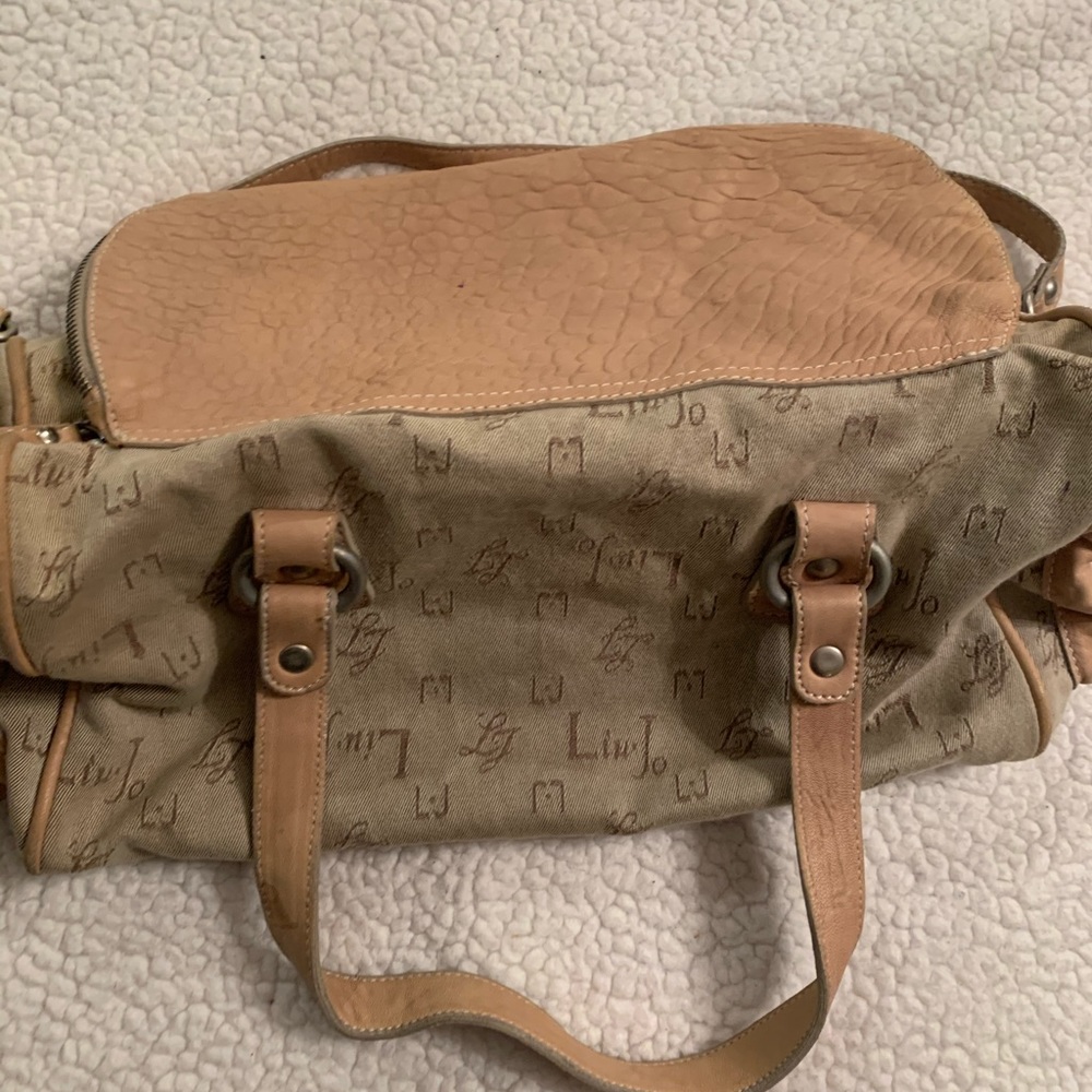 Lui Jo | Slouchy Beige Handbag Pink Interior Soft - Picture 7 of 12